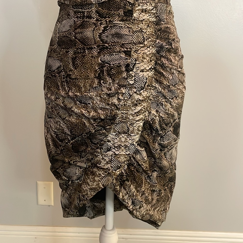 [Elisabetta Franchi] Python Pattern Mini Dress - … - image 2